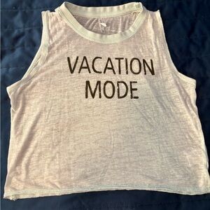 Vacation Mode Sleeveless Top